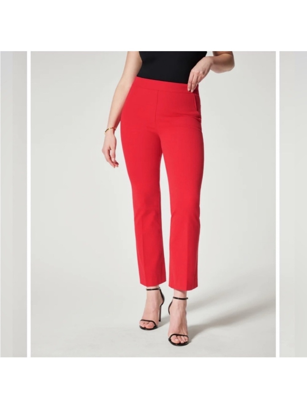 Spanx On-the-Go Kick Flare , True Red, Size M